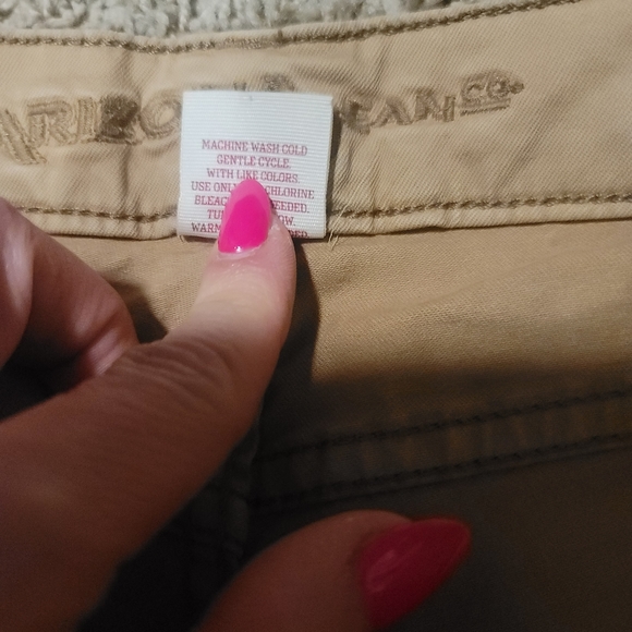 NWT Arizona Jeans Tan Stretch Jeggings Size 9 - Picture 7 of 9